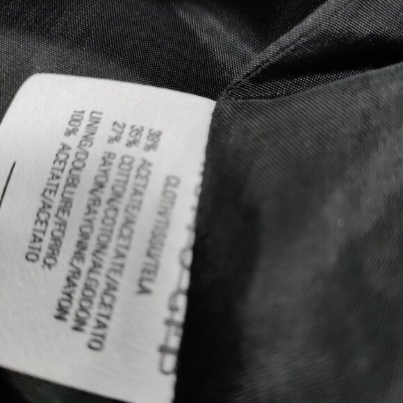 Vintage Emanuel Ungaro Womens Black Jacquard Blazer & Dress Set 6 Petite - Picture 5 of 16